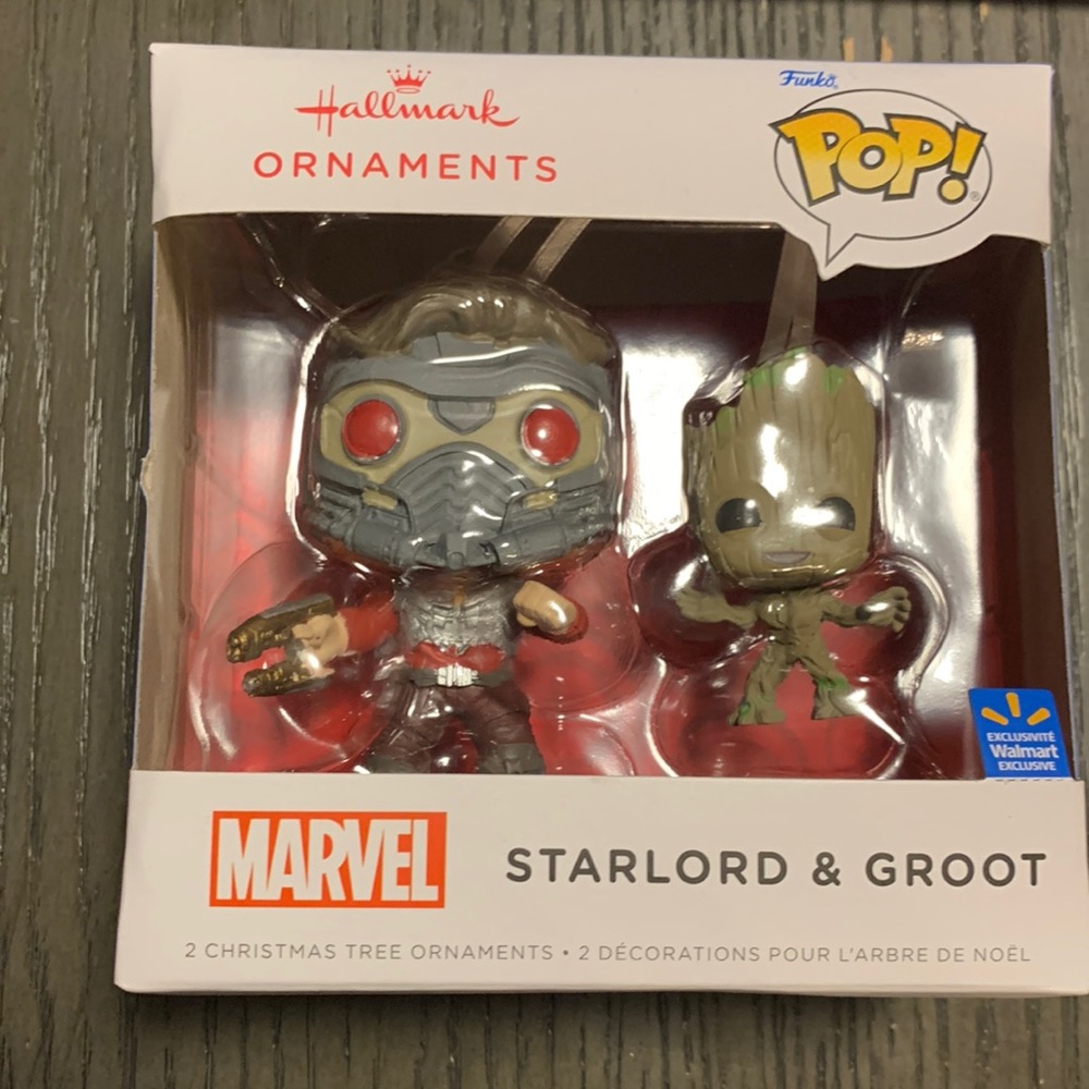Funko Pop Ornaments - Starlord and Groot